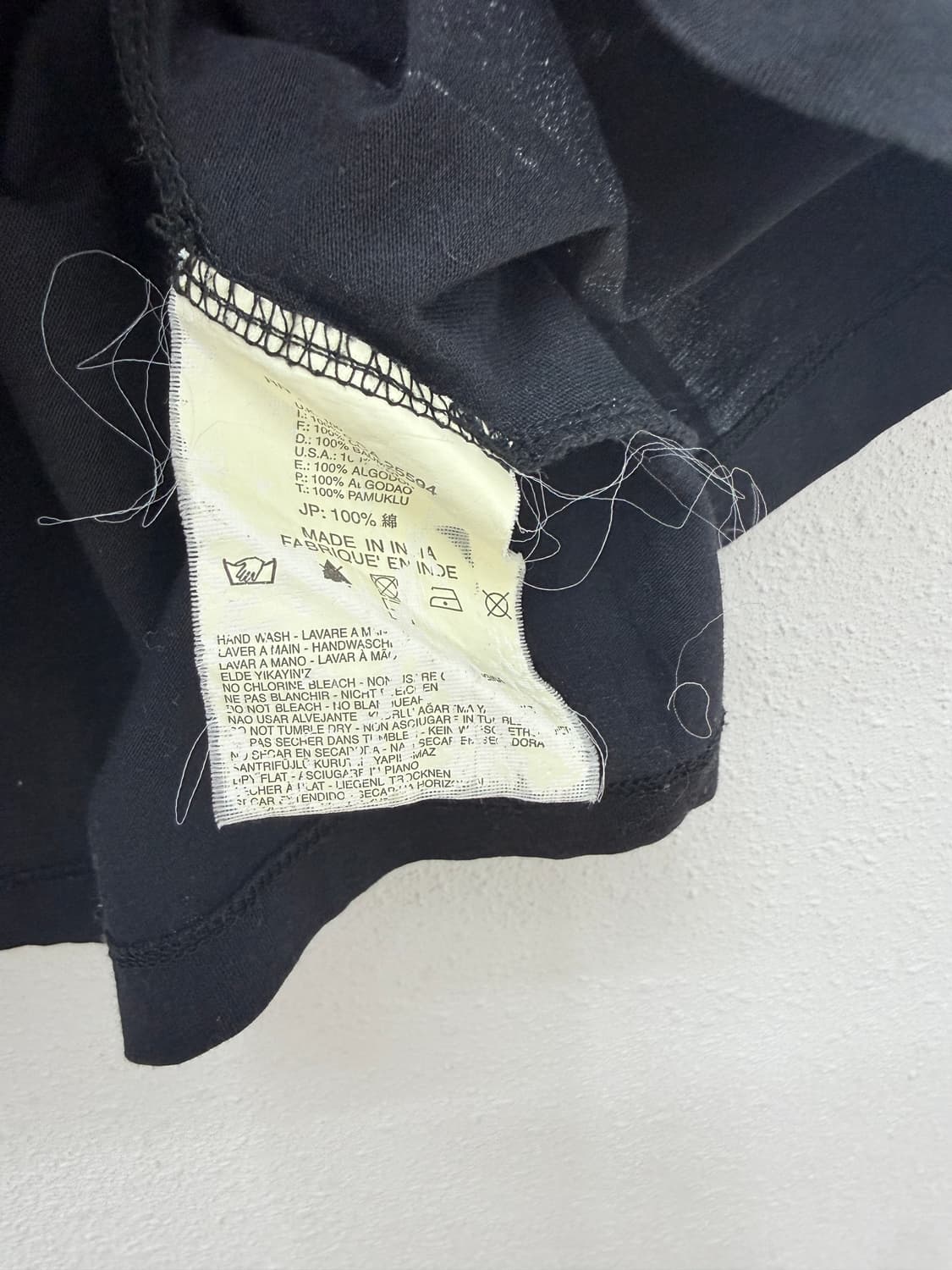 빈티지 Diesel 블랙 그래픽 티셔츠 상품이미지4