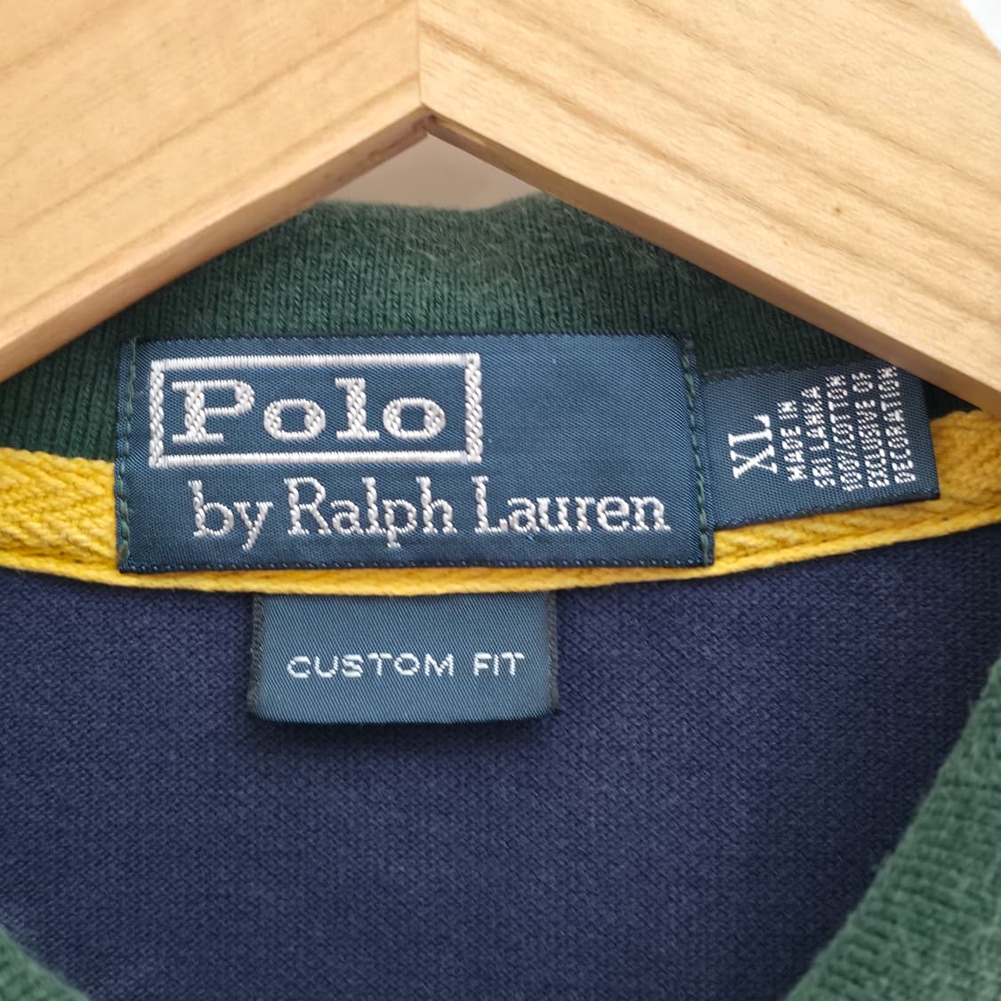 [XL] 폴로 랄프로렌 빅포니 네이비 럭비 카라티 상품이미지6