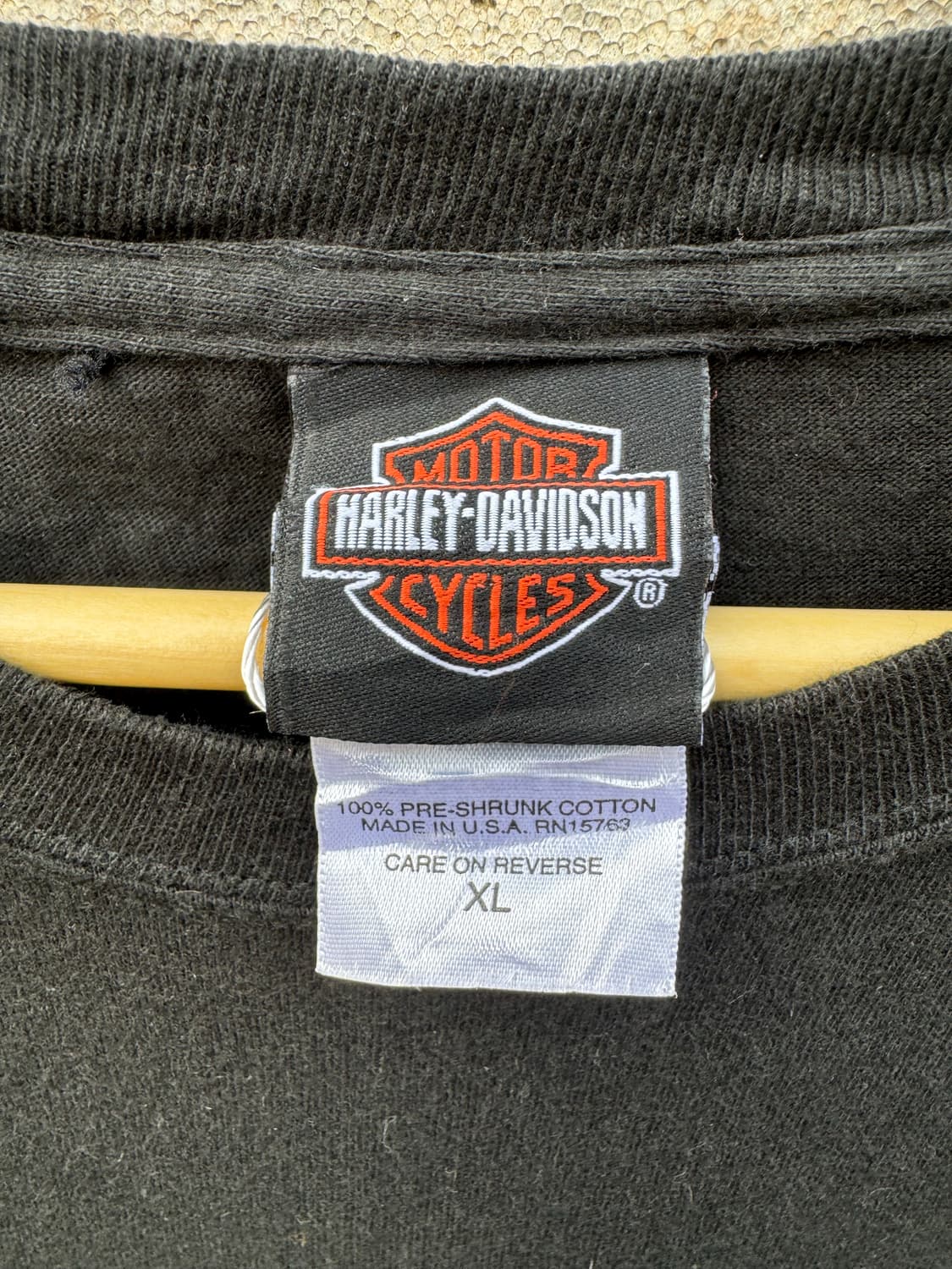 할리데이비슨 빈티지 2010 usa 헤인즈 프린팅 반팔 티셔츠 xl 상품이미지5