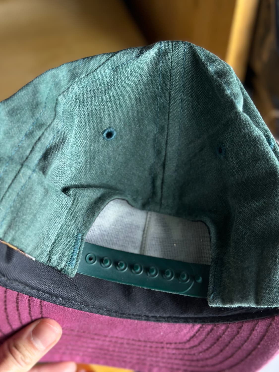 Hardrock Cafe 빈티지 하드락 카페 모자 투톤 상품이미지2