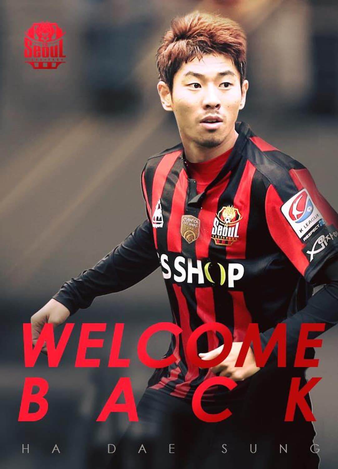 FC서울 17-18 아챔ver. 하대성 싸인 유니폼 상품이미지4