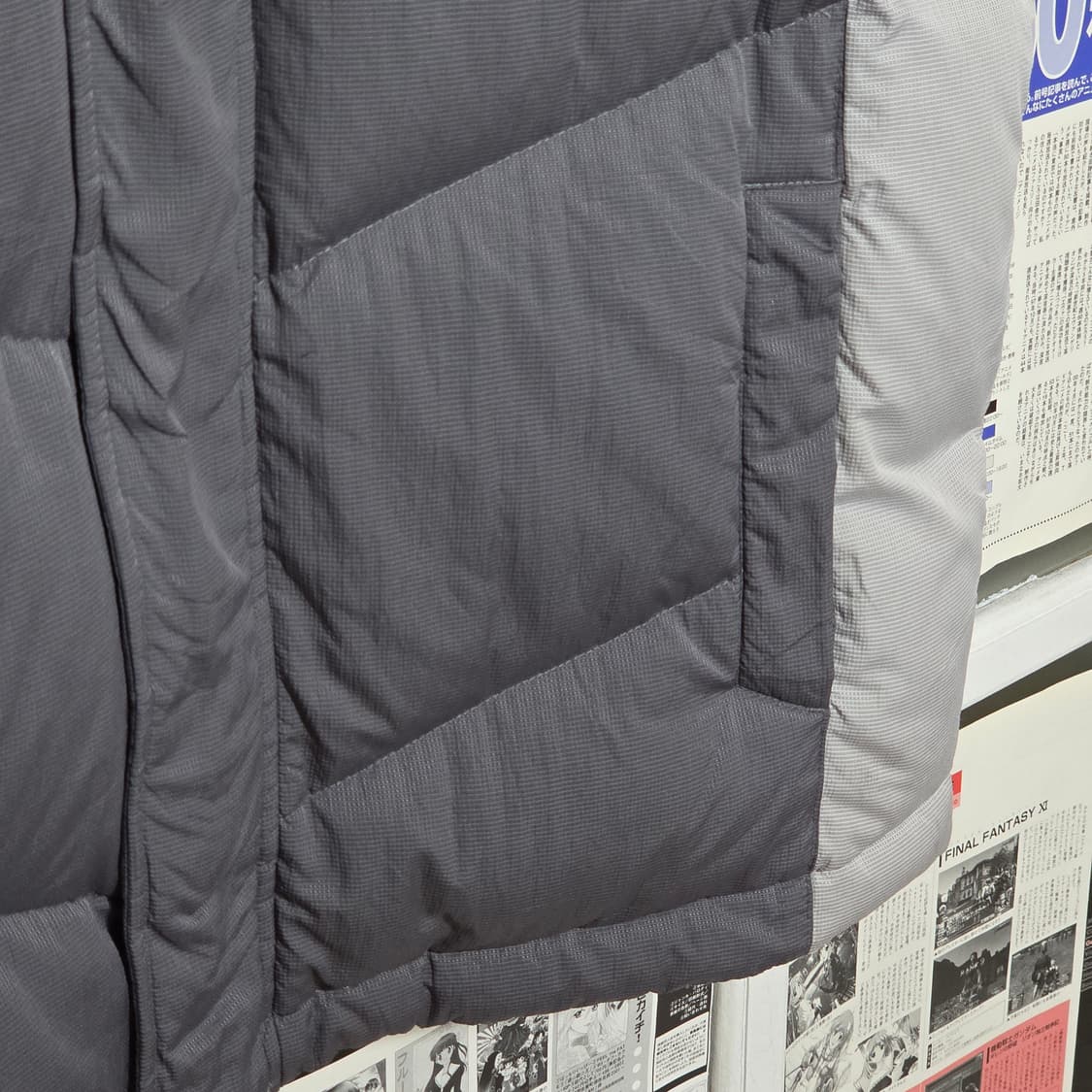 나이키 그레이 덕다운 패딩 베스트 상품이미지5