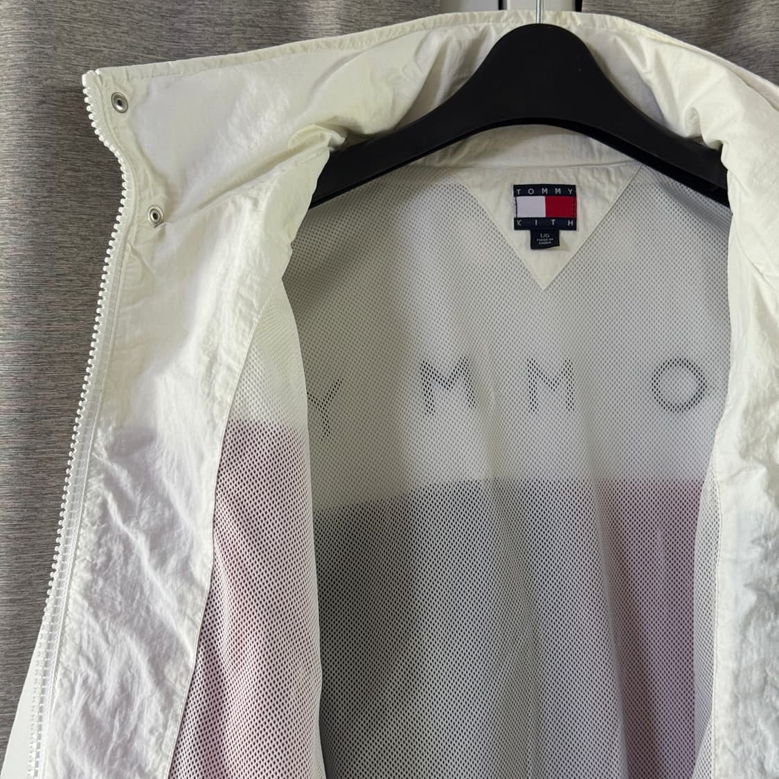 [L] 타미힐피거 KITH 트랙 자켓 화이트 상품이미지9