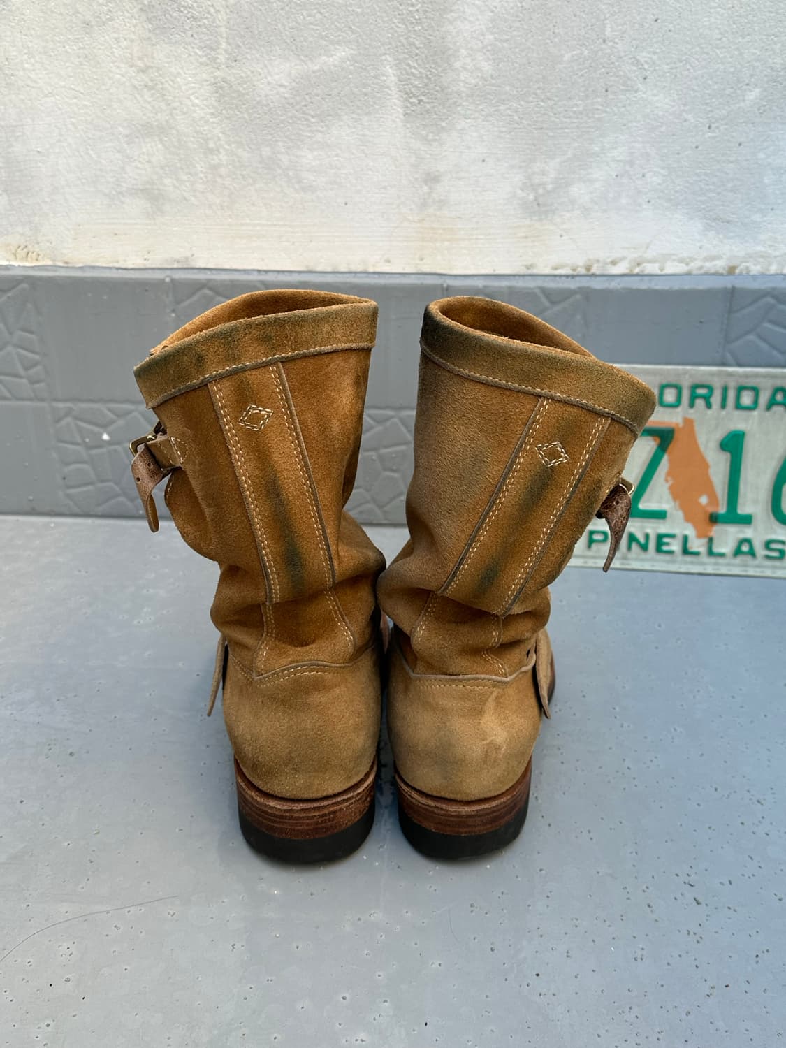 [아르고] •Kudu Suede Engineer Boots 상품이미지4