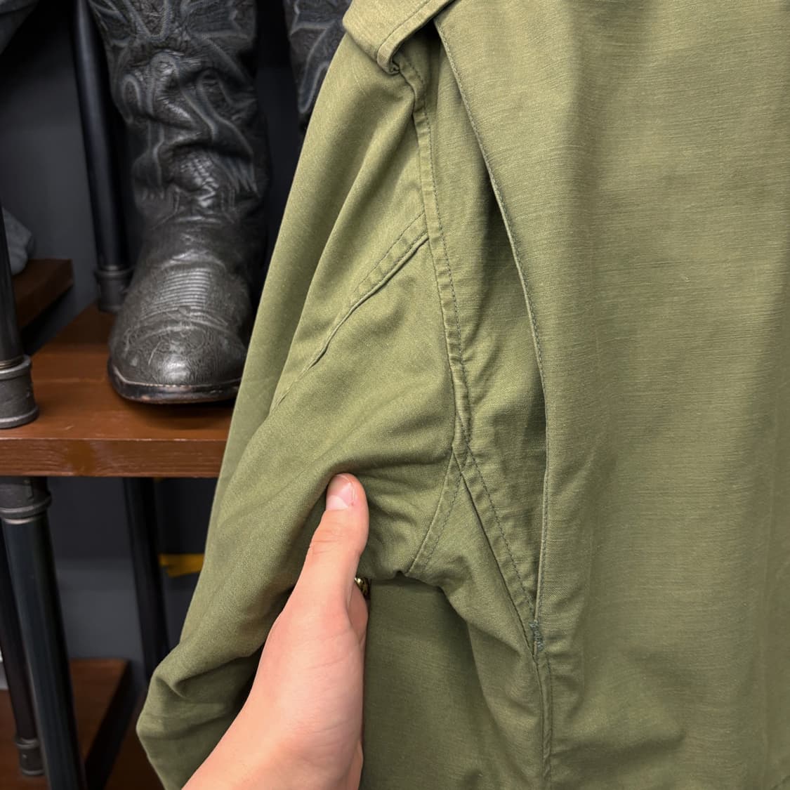60s 오리지날 U.S ARMY M-1965 야전상의 필드자켓 N479 상품이미지7
