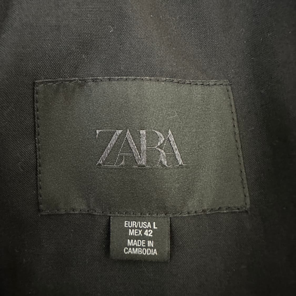 [L] 자라 페이크 레더 자켓 상품이미지3