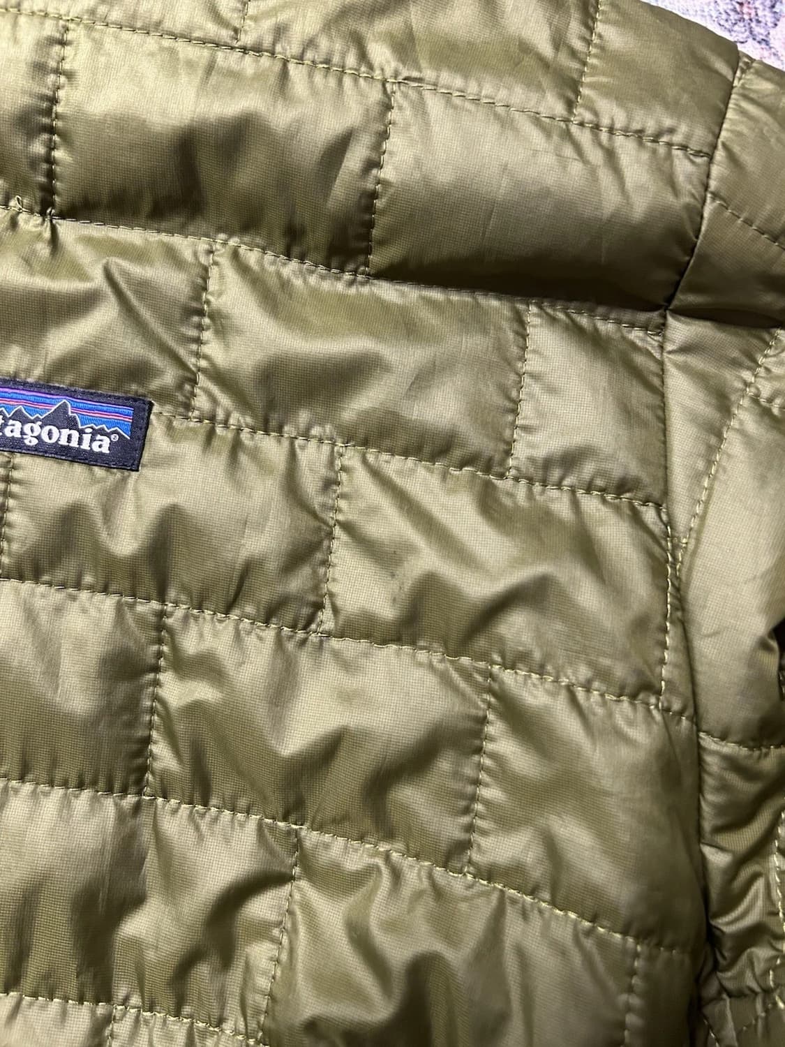 19SS 파타고니아 나노 퍼프 후디 세이지 카키 상품이미지9