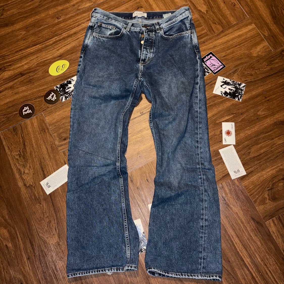 Cos Flare fit washed denim pants 상품이미지2