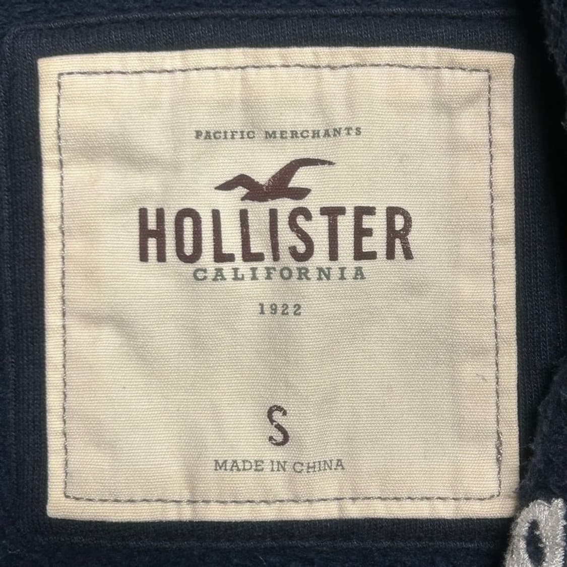 홀리스터 네이비 슬림핏 후드집업 S 상품이미지4