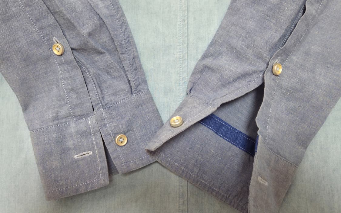 타임옴므 배색 셔츠  상품이미지5