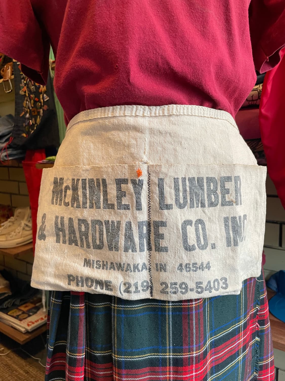 Vintage USA McKinley Lumber Apron 상품이미지3