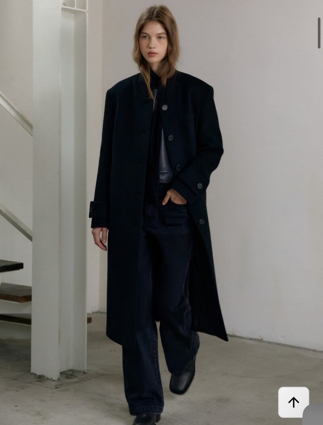 새상품) 렉스튜디오 블랙포인트 워싱데님팬츠 M (정가 139,000원) 상품이미지1