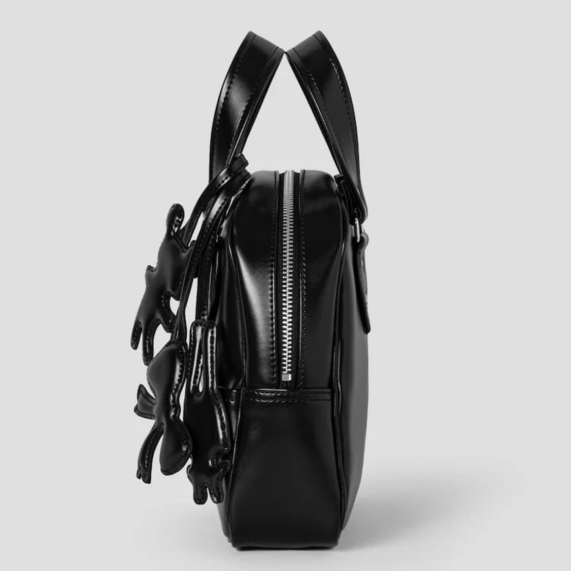 꼼데가르송 걸 25fw 멀티 참 토트백/블랙 상품이미지4