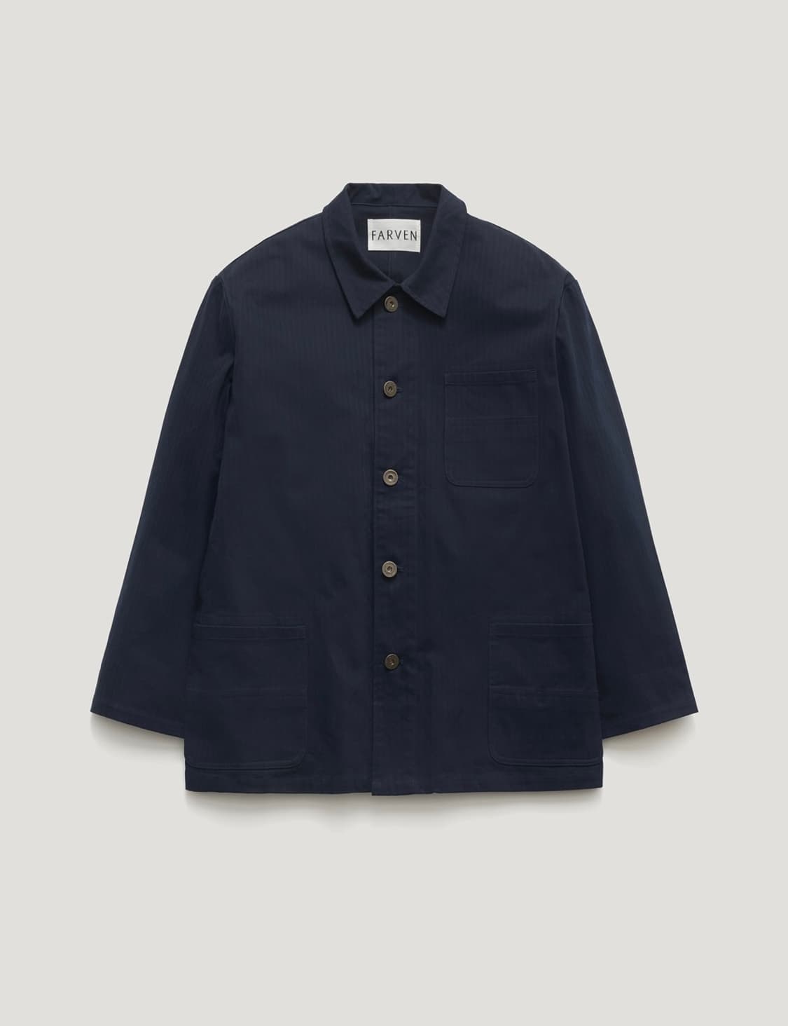 새상품) 파르벵 farven 헤링본 워크 네이비 자켓+팬츠 M 세트 상품이미지4