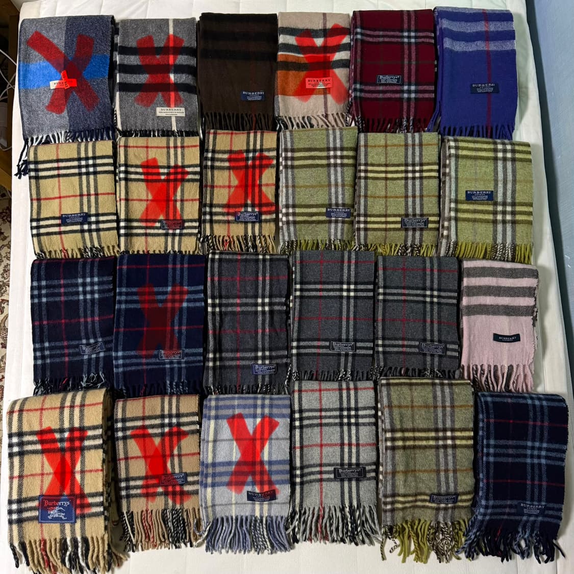 버버리 정품 체크 머플러 목도리 공용 상품이미지1