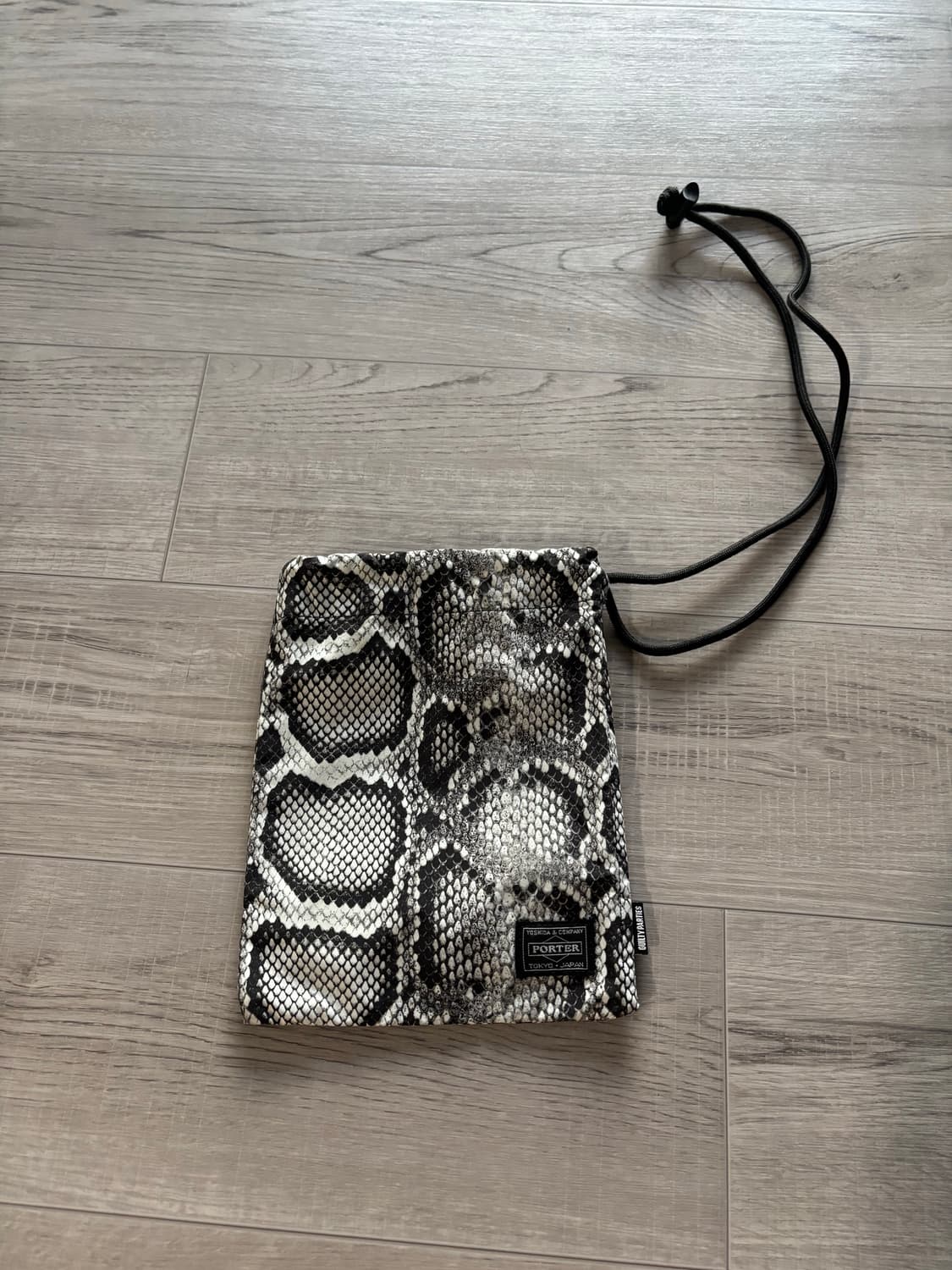 [os] 포터 x 와코마리아 파우치 파이톤 상품이미지1