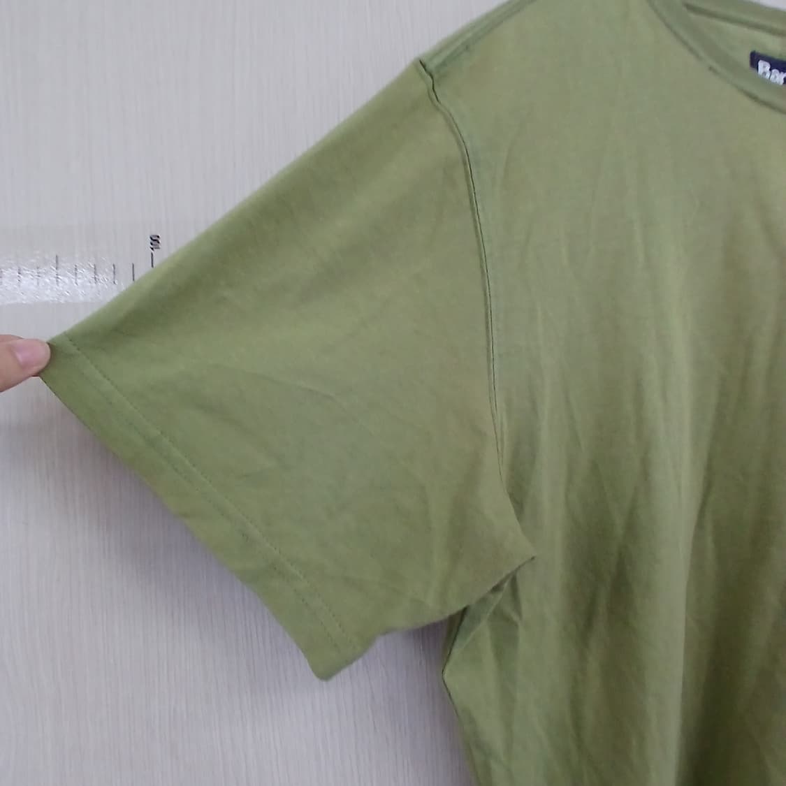 바버 반팔 티셔츠 올리브 그린 상품이미지3
