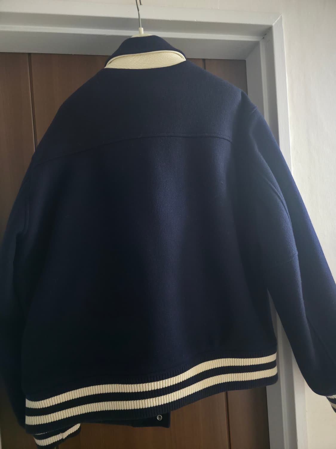 맨인정글 레터맨 바시티 자켓 네이비 L 상품이미지3