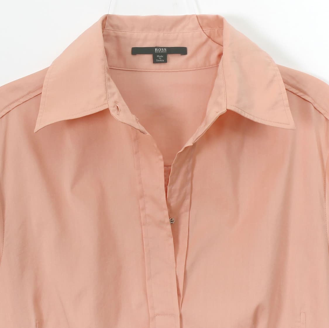보스 Boss 빈티지 핑크 집업 셔츠 블라우스 상품이미지7