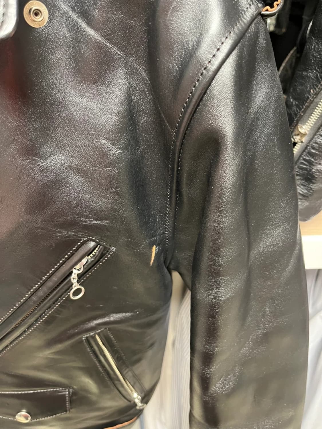 VELUOKLDLY 남성 4XL 블랙 라이더 자켓 상품이미지5