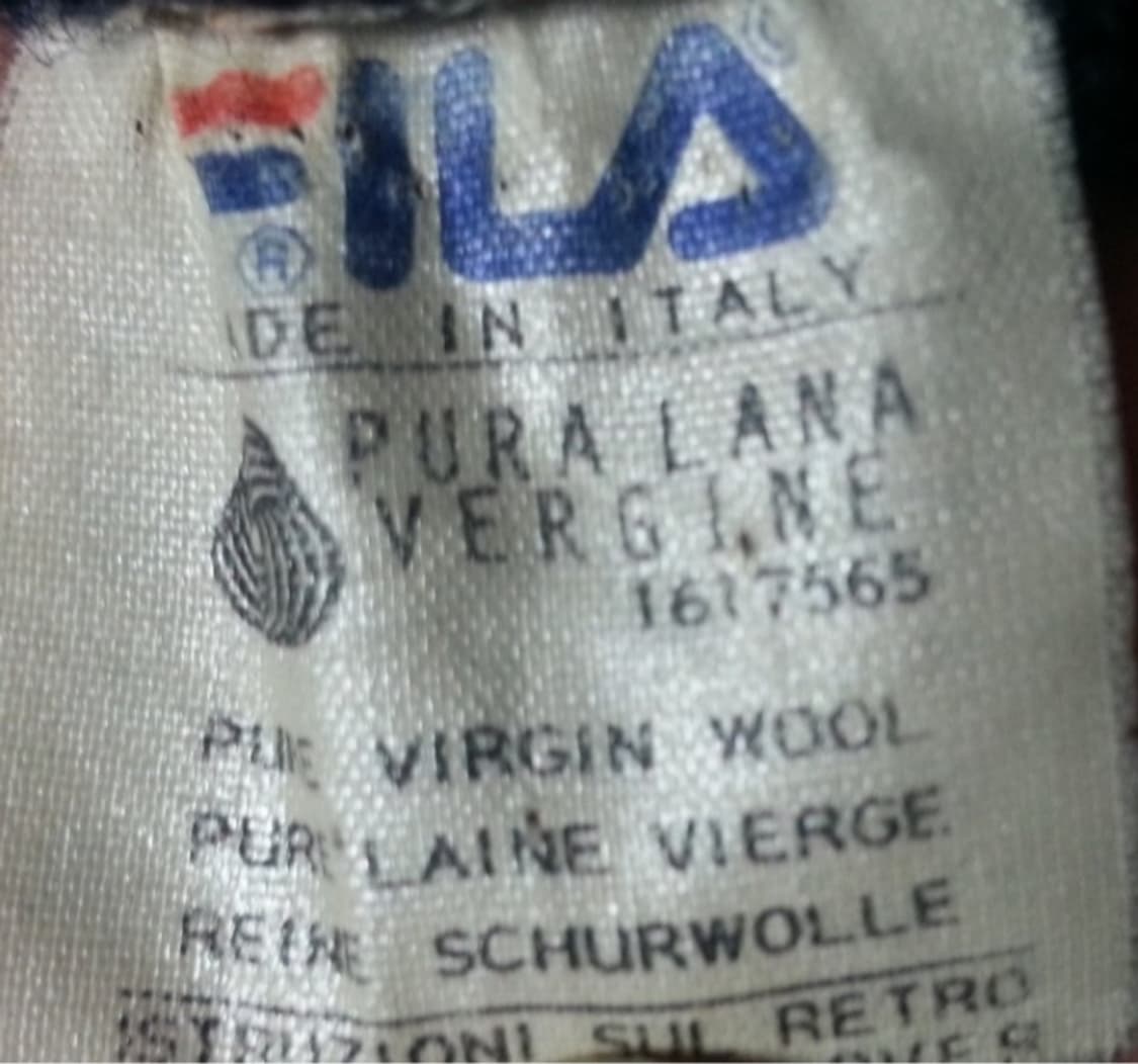 FILA 훨라 필라 올드스쿨 이태리 제작 니트 XL 105 상품이미지4