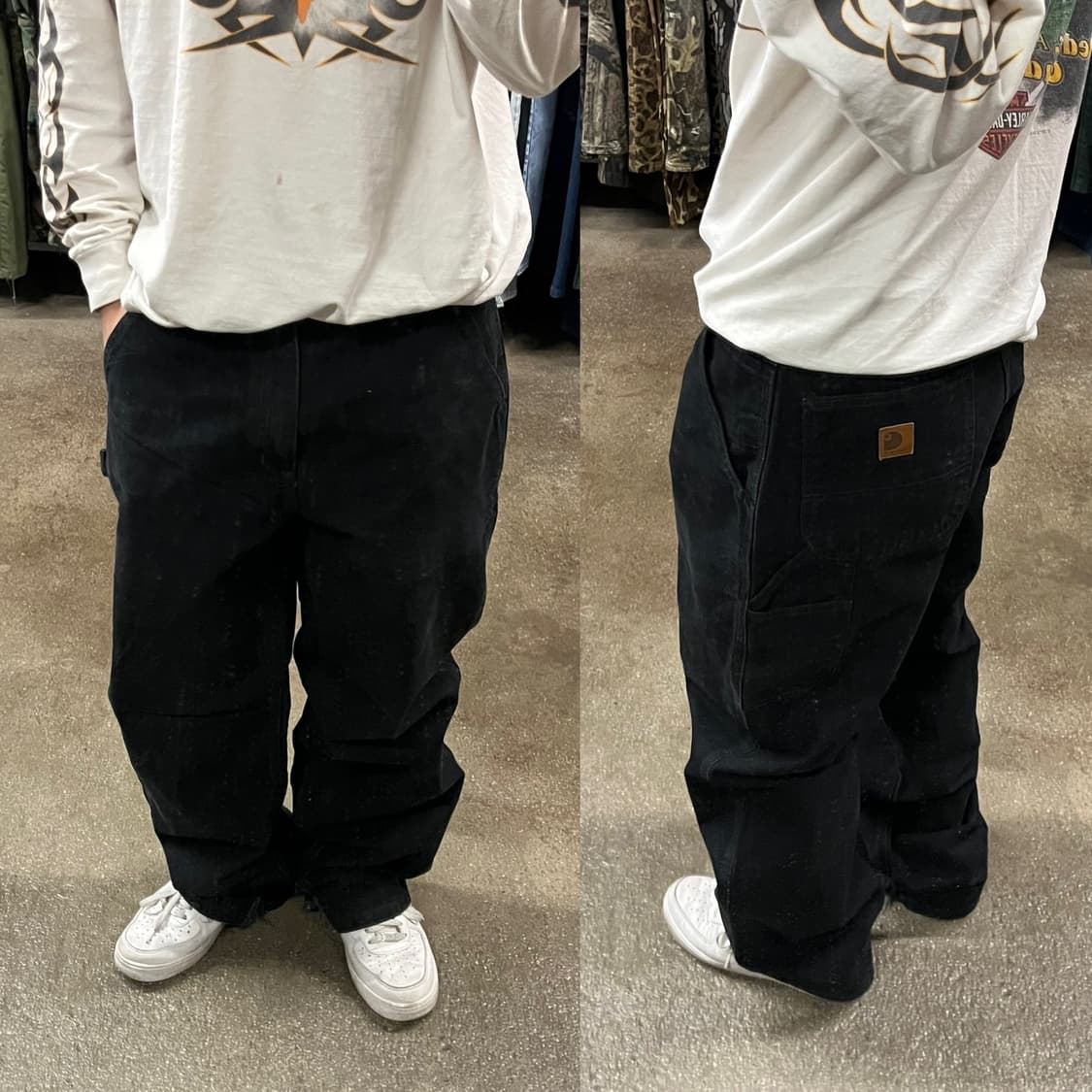 칼하트 B11 BLK 카펜터 팬츠 (34“) 상품이미지1