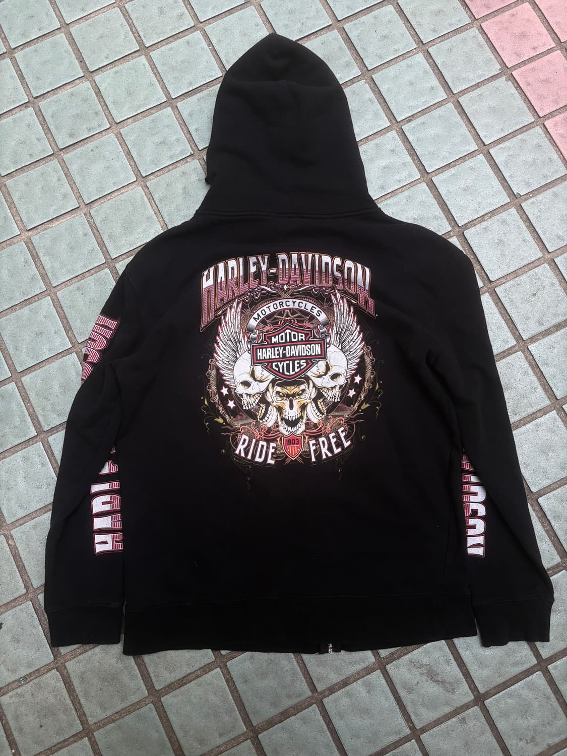 할리데이비슨 서울 후드집업 L 상품이미지2