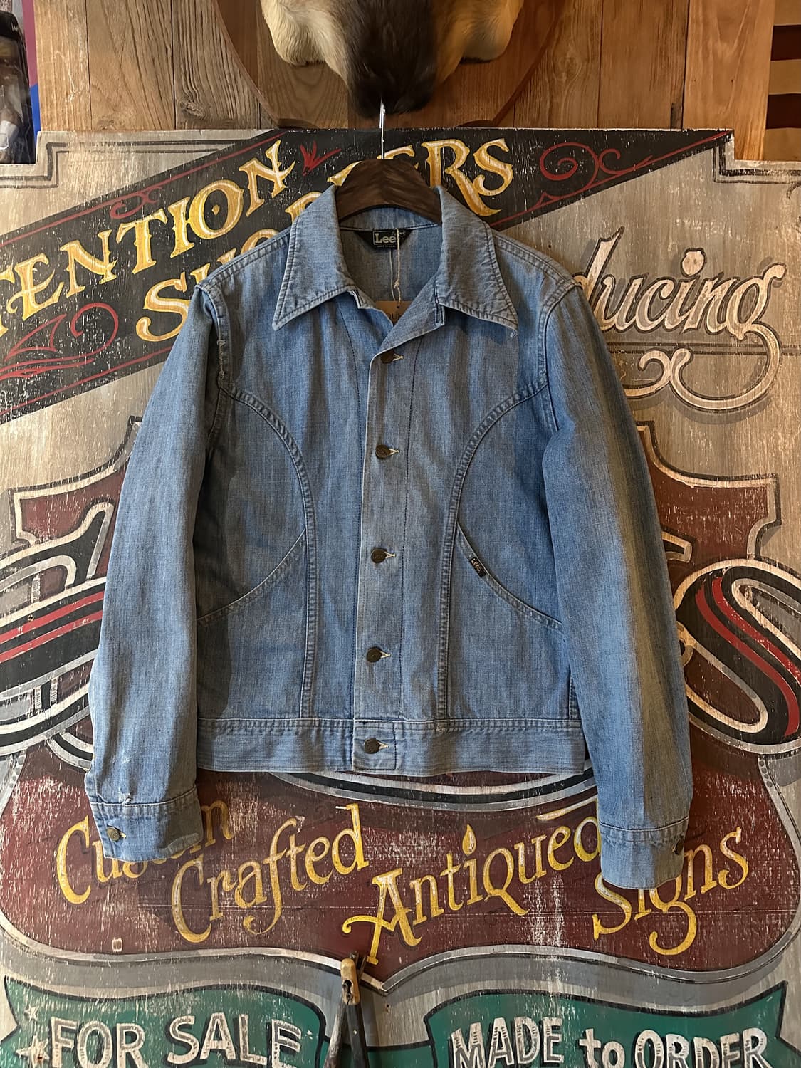 70s USA Vintage Lee Western Denim Jacket 상품이미지2