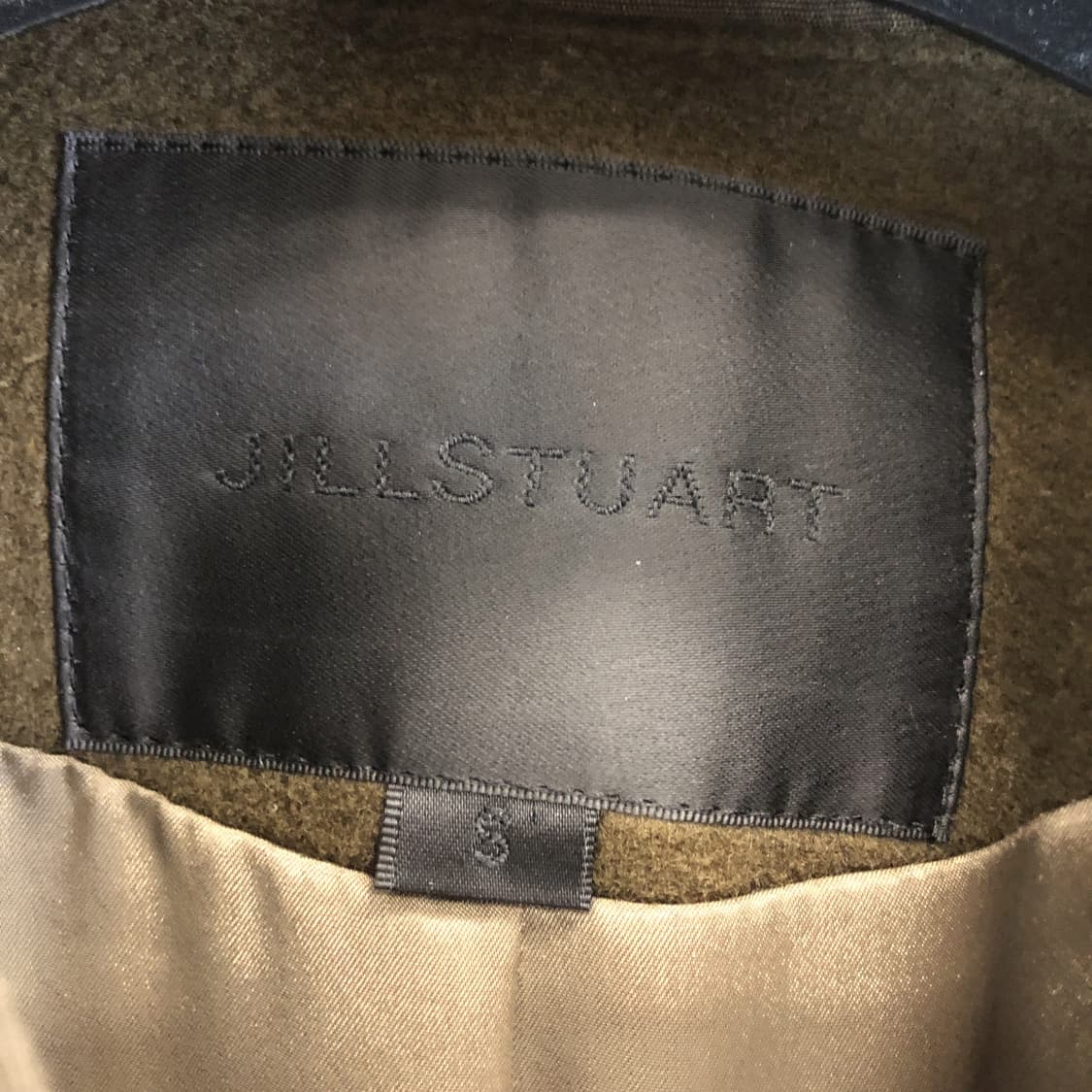 질스튜어트 싱글 카키코트 85-91-160 상품이미지5