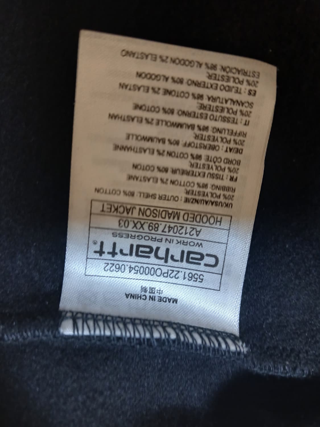 [M]칼하트 메디슨 후드집업 상품이미지4