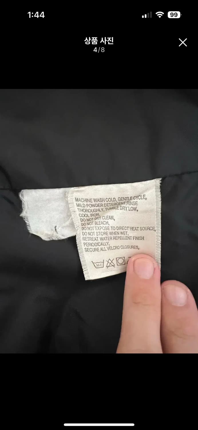 90s 빈티지 노스페이스 고어텍스 카키 바람막이 자켓 슈노원판 나이키 상품이미지4