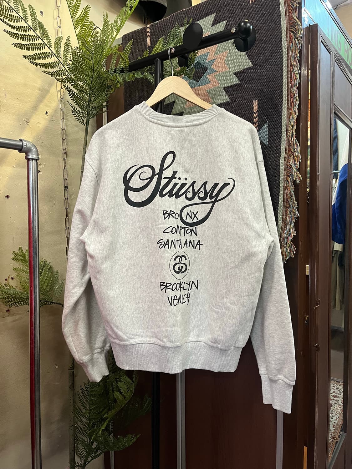 스투시 월드투어 맨투맨 #csz592 상품이미지2