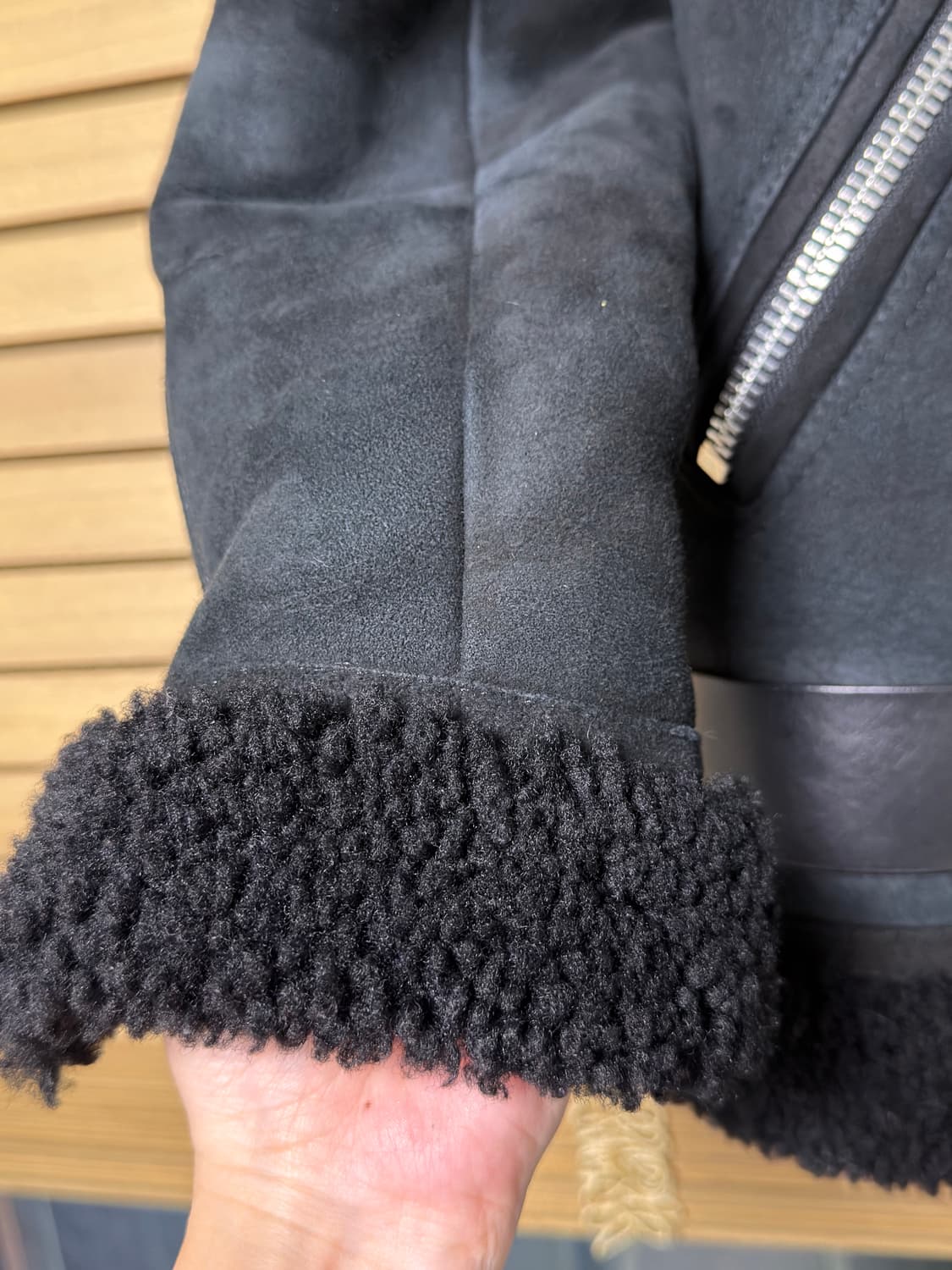 올세인츠 GARRIX 양가죽 무스탕 상품이미지7