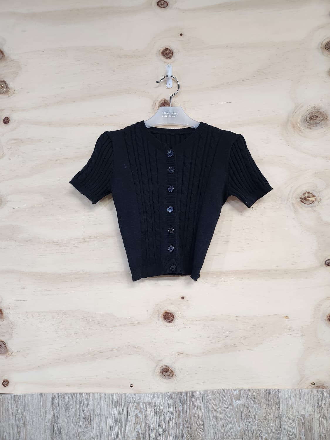 424) 여성 니트 반팔티 상품이미지1