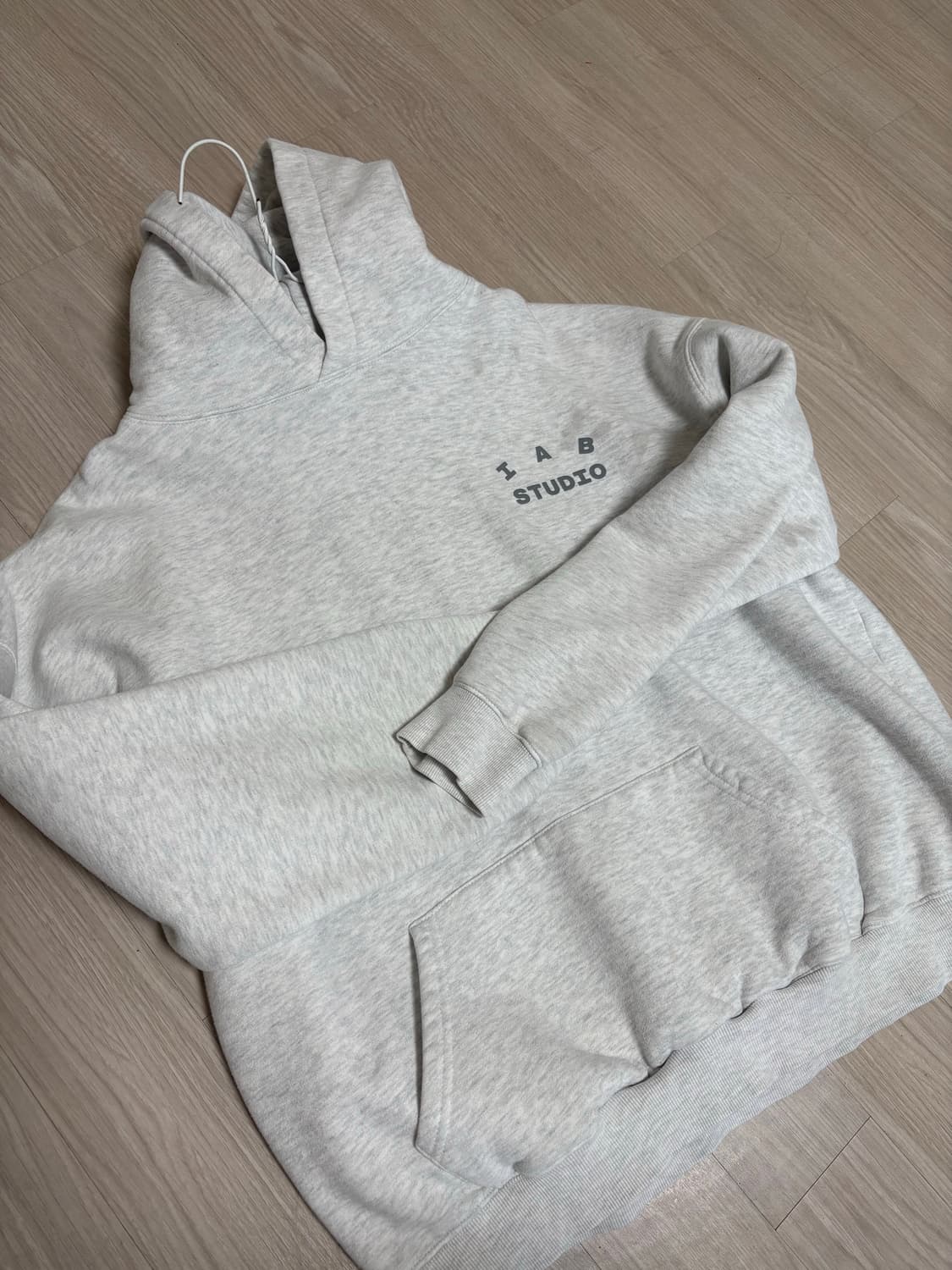 아이앱스튜디오 라이트그레이 후드티 2xl 상품이미지1