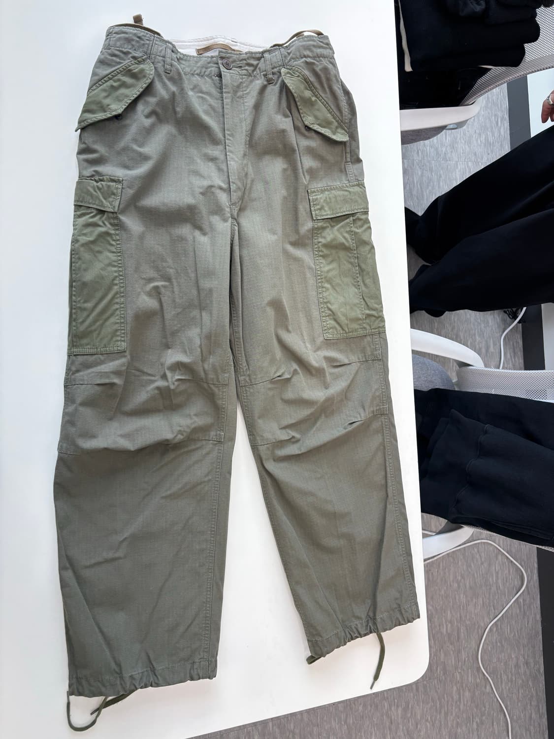 [36] 나나미카 카고 팬츠 카키/올리브 상품이미지2