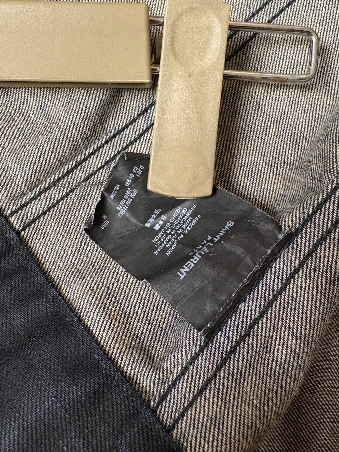 생로랑 13ss 코팅 데님 상품이미지4