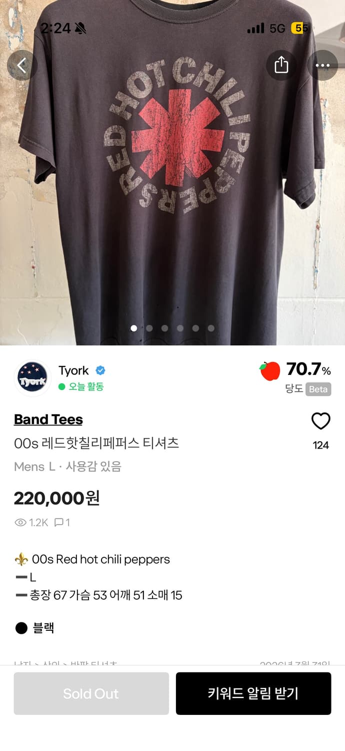 00s 레드핫칠리페퍼스 티셔츠 상품이미지6
