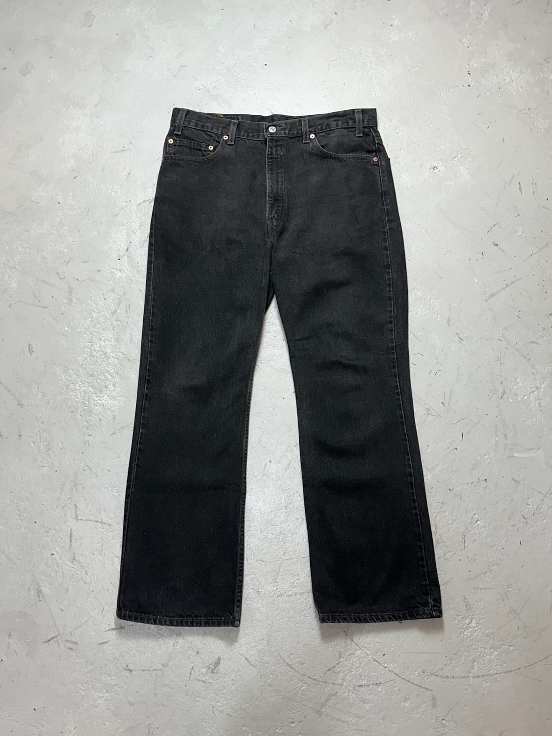 90's 리바이스 517 블랙 부츠컷 플레어진 상품이미지1
