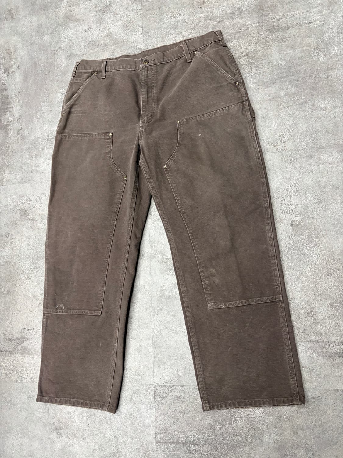 20s 칼하트 dkb 브라운 더블니 워크 팬츠 상품이미지3