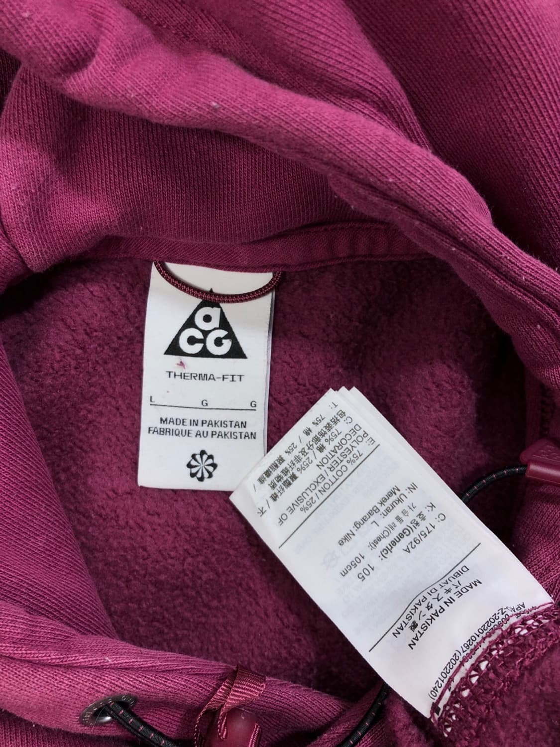 나이키 ACG 후드 티셔츠/#2484 상품이미지5