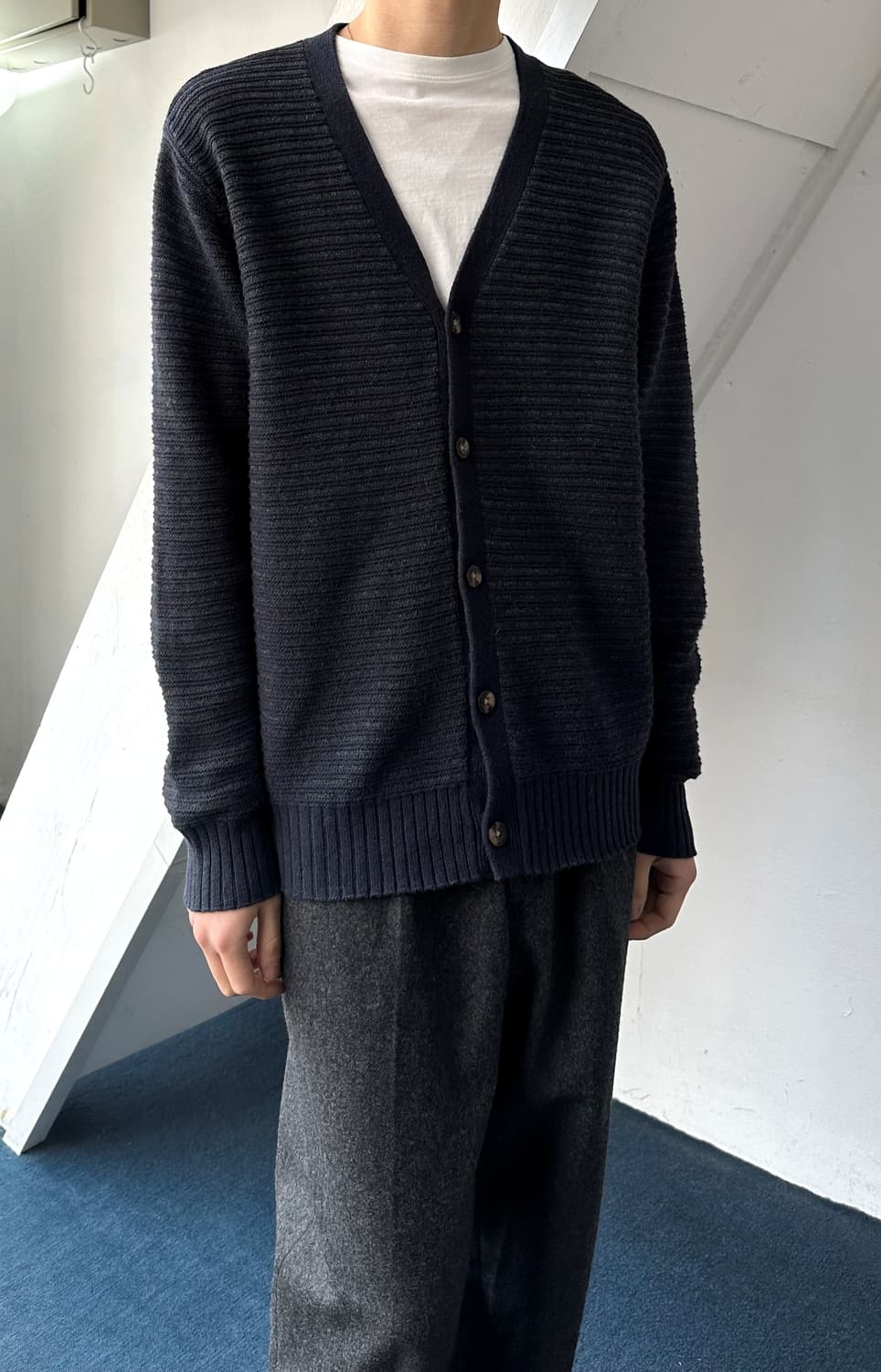 Wool blended patterned cardian 상품이미지5