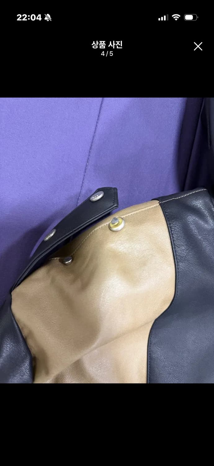 yuse 유즈 레더 후드자켓 상품이미지4