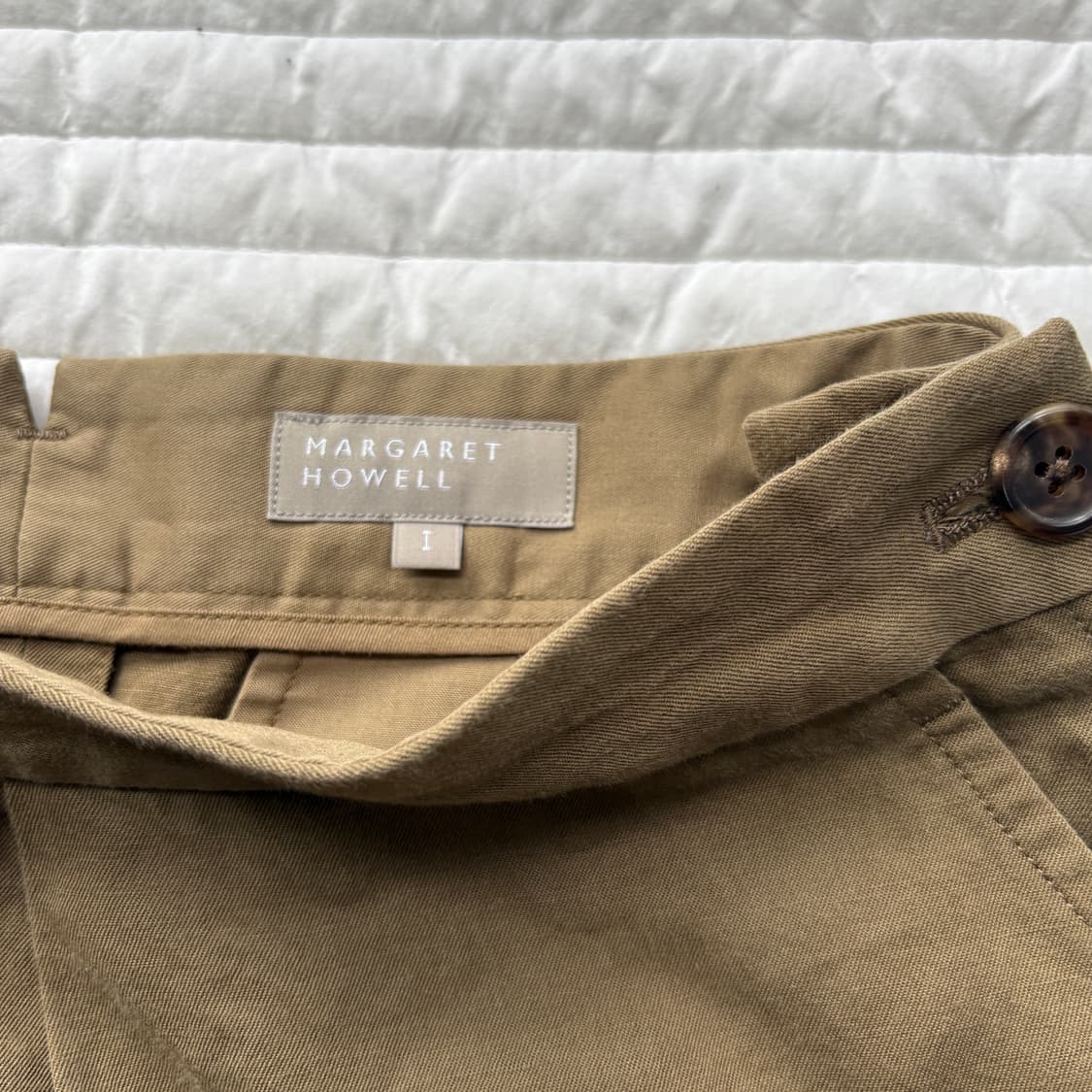 Margaret Howell brown simple skirt 상품이미지2