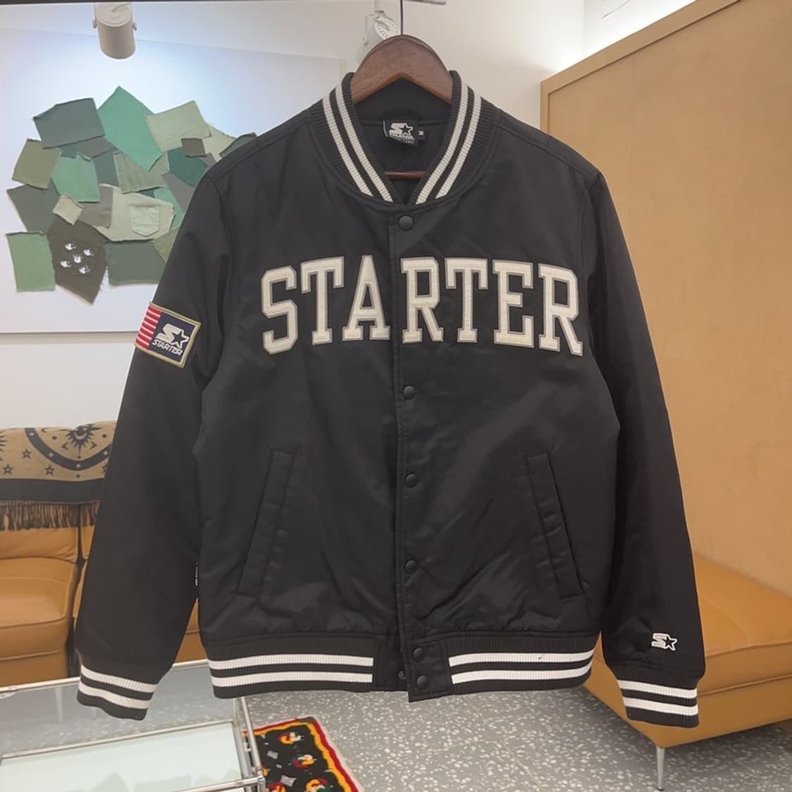 스타터 올드스쿨 성조기 스타디움 바시티 자켓 M C06856 상품이미지3