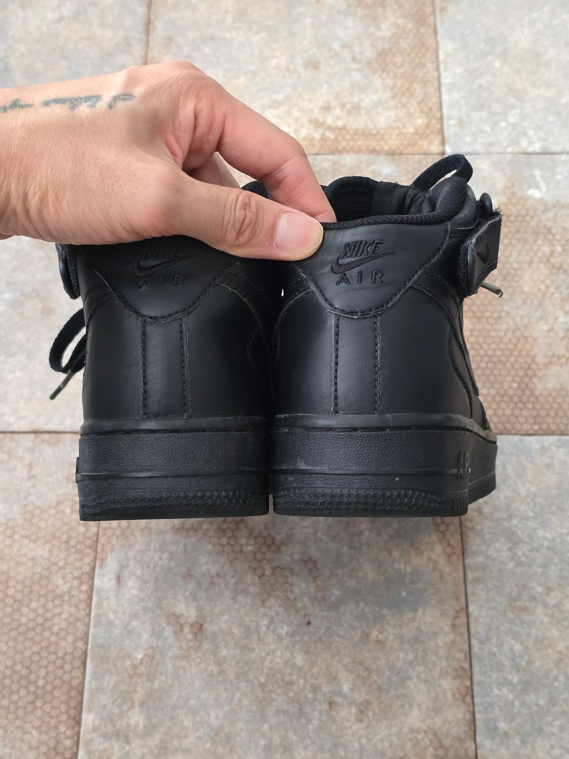 (235)나이키 빈티지 에어포스 1 07 미드 올검 상품이미지7