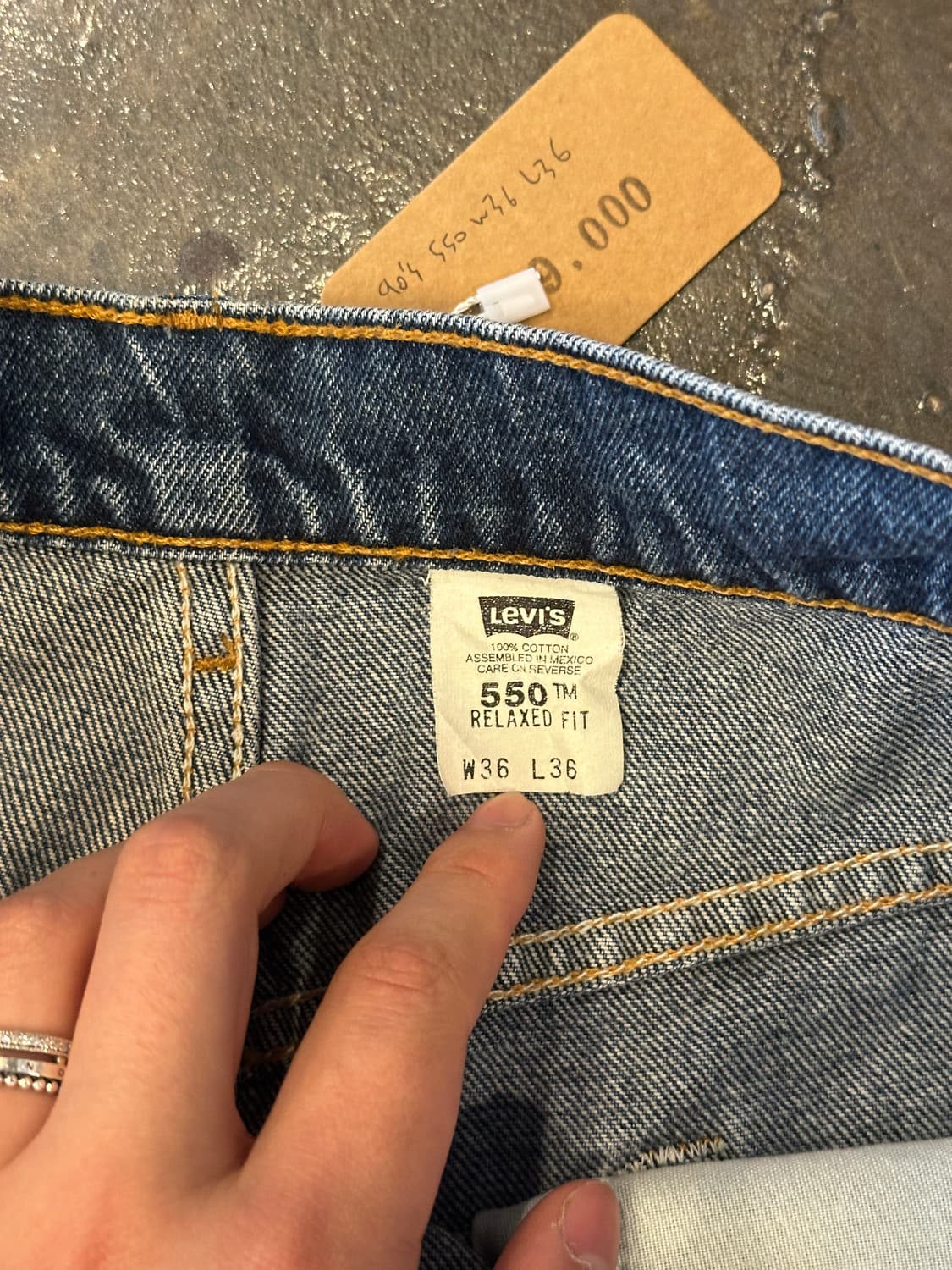 90s Levis 리바이스 550 W36 L36 상품이미지3