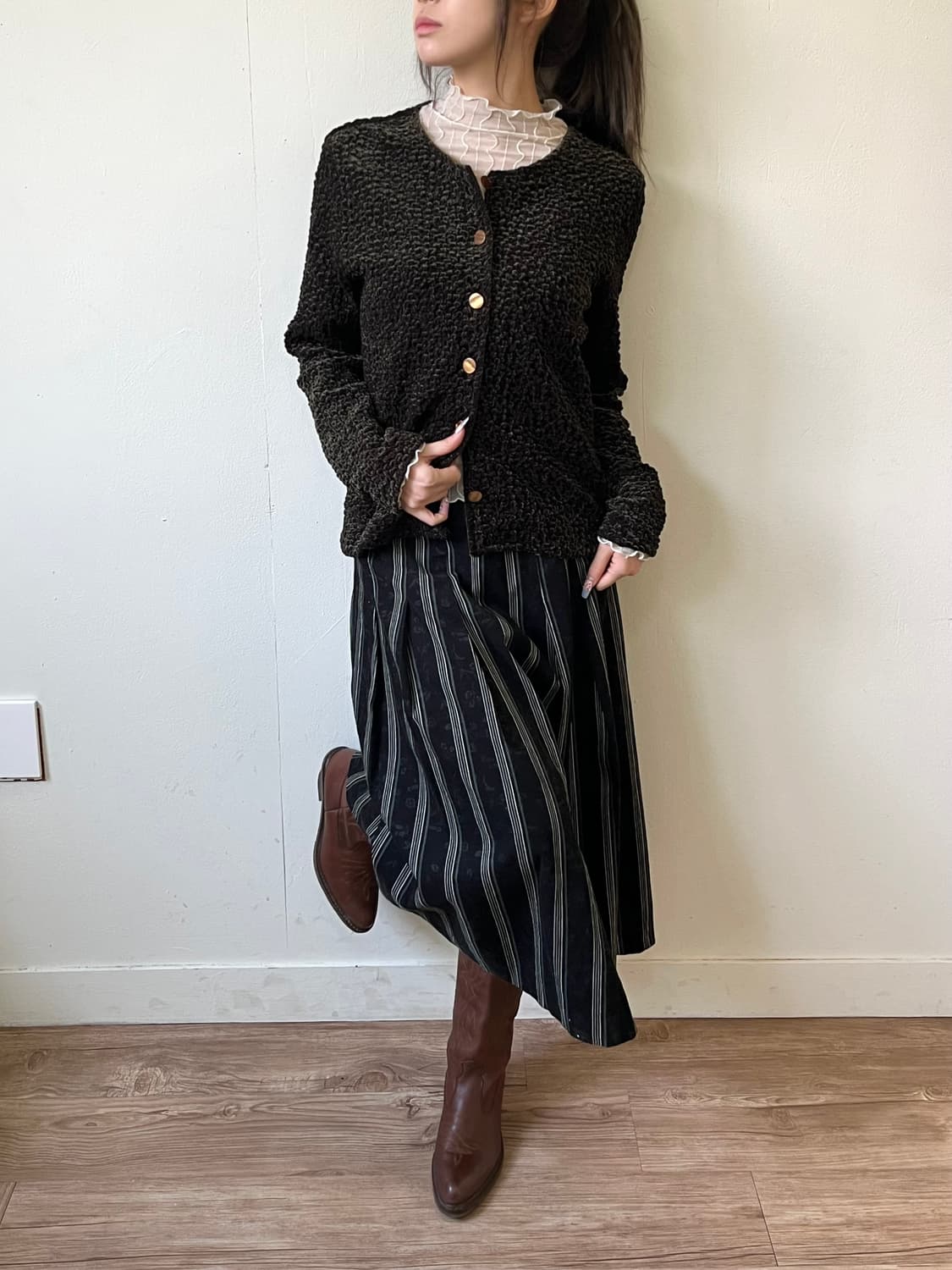 APPARUE 올리브 가디건  상품이미지5