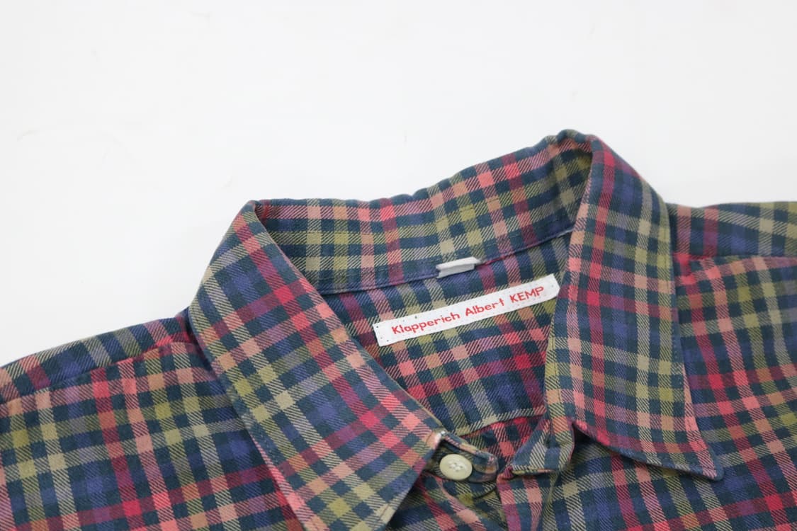 Klapperich Albert KEMP 빈티지 멀티 체크 풀오버셔츠 상품이미지4