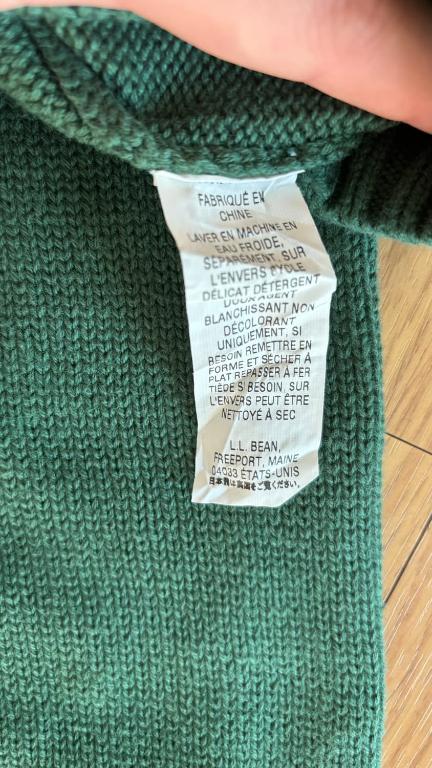 00s L.L.Bean Cotton Knit 상품이미지5